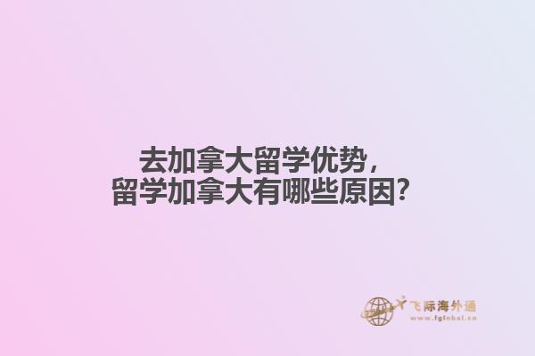 去加拿大留學(xué)優(yōu)勢(shì)，留學(xué)加拿大有哪些原因？