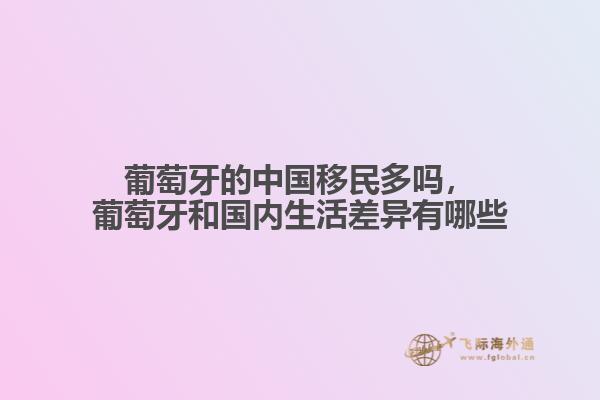 葡萄牙的中國移民多嗎，葡萄牙和國內(nèi)生活差異有哪些