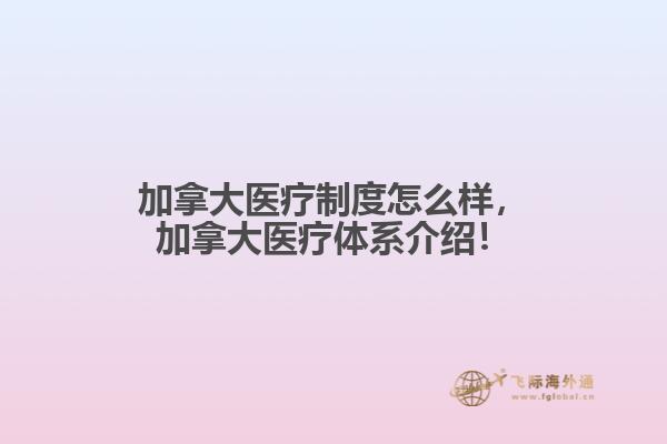 加拿大醫(yī)療制度怎么樣，加拿大醫(yī)療體系介紹！