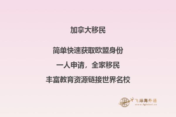 移民加拿大需要花費多少錢？