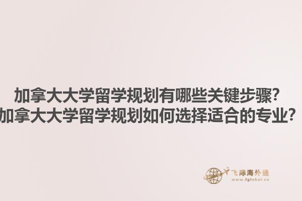 加拿大大學留學規(guī)劃有哪些關鍵步驟？加拿大大學留學規(guī)劃如何選擇適合的專業(yè)？1.jpg