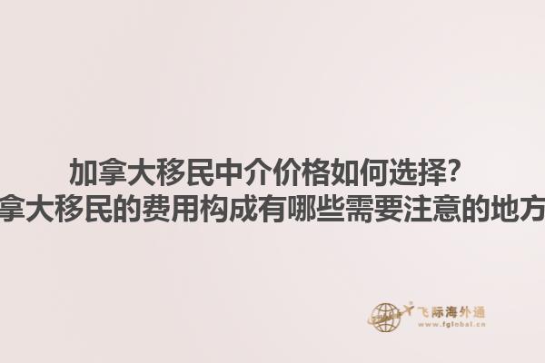 加拿大移民中介價格如何選擇？加拿大移民的費(fèi)用構(gòu)成有哪些需要注意的地方？
