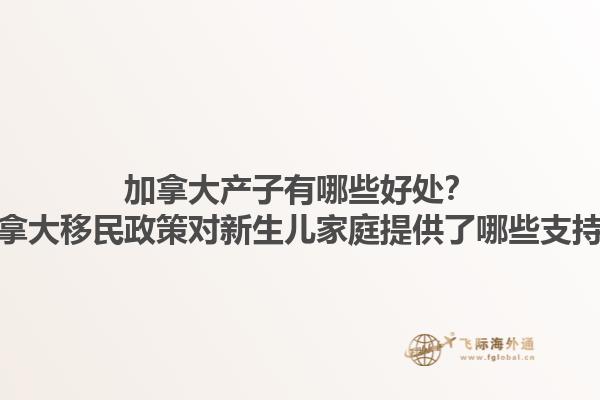 加拿大產(chǎn)子有哪些好處？加拿大移民政策對新生兒家庭提供了哪些支持？1.jpg