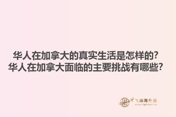 華人在加拿大的真實(shí)生活是怎樣的？華人在加拿大面臨的主要挑戰(zhàn)有哪些？1.jpg