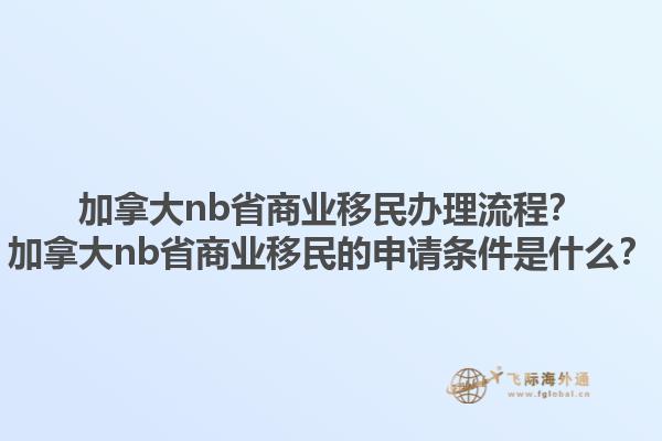 加拿大nb省商業(yè)移民辦理流程？加拿大nb省商業(yè)移民的申請(qǐng)條件是什么？