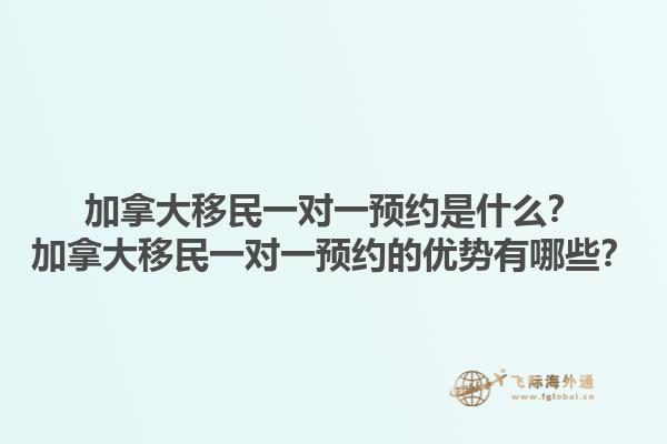 加拿大移民一對一預(yù)約是什么？加拿大移民一對一預(yù)約的優(yōu)勢有哪些？1.jpg