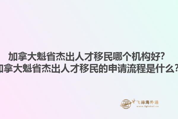 加拿大魁省杰出人才移民哪個機(jī)構(gòu)好？加拿大魁省杰出人才移民的申請流程是什么？