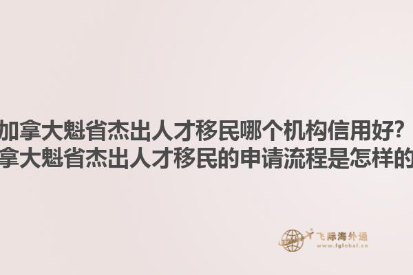 加拿大魁省杰出人才移民哪個(gè)機(jī)構(gòu)信用好？加拿大魁省杰出人才移民的申請流程是怎樣的？1.jpg