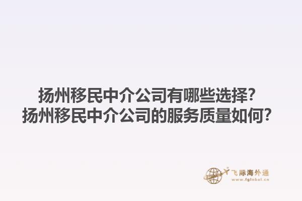 揚(yáng)州移民中介公司有哪些選擇？揚(yáng)州移民中介公司的服務(wù)質(zhì)量如何？1.jpg