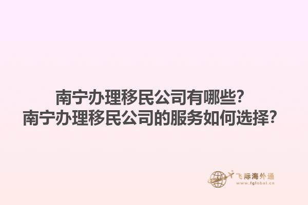 南寧辦理移民公司有哪些？南寧辦理移民公司的服務(wù)如何選擇？1.jpg