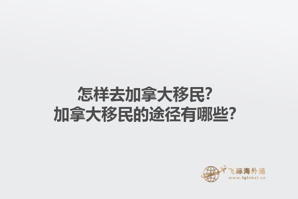 怎樣去加拿大移民？加拿大移民的途徑有哪些？1.jpg