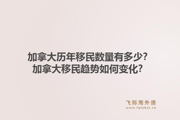 加拿大歷年移民數(shù)量有多少？加拿大移民趨勢如何變化？1.jpg