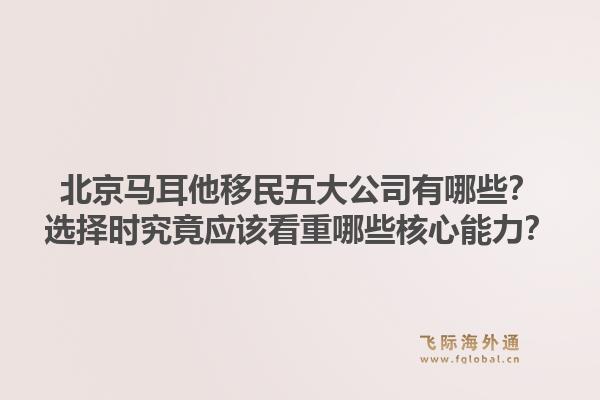 北京馬耳他移民五大公司有哪些？選擇時(shí)究竟應(yīng)該看重哪些核心能力？1.jpg