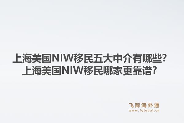 上海美國(guó)NIW移民五大中介有哪些？上海美國(guó)NIW移民哪家更靠譜？